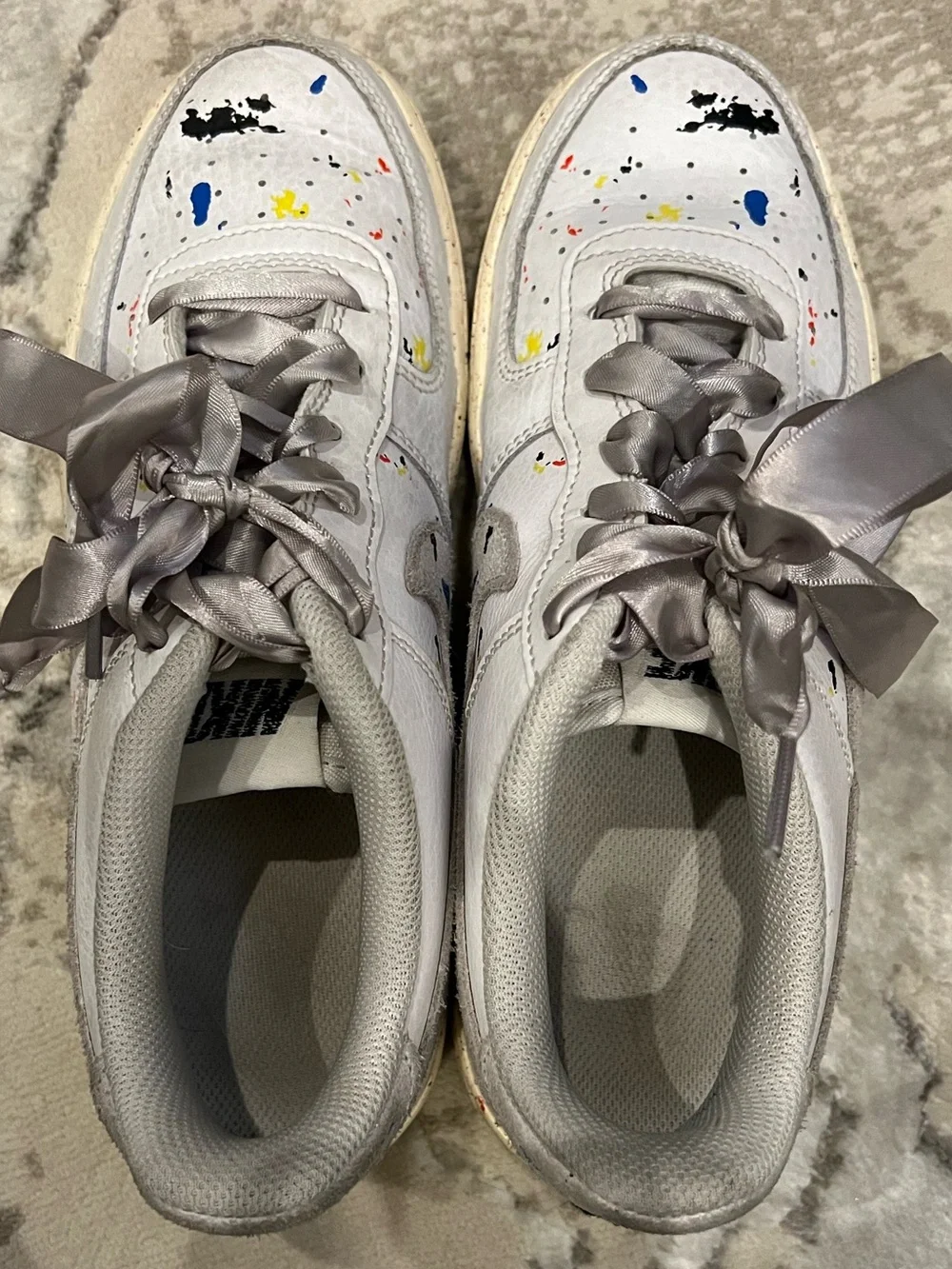 Nike Air Force 1 '07 LV8 Paint Splatter Youth 6